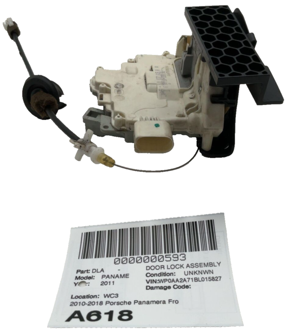 2010-2018 Porsche Panamera Front Driver Side Lock Latch Actuator OEM 970542311 - Image 7