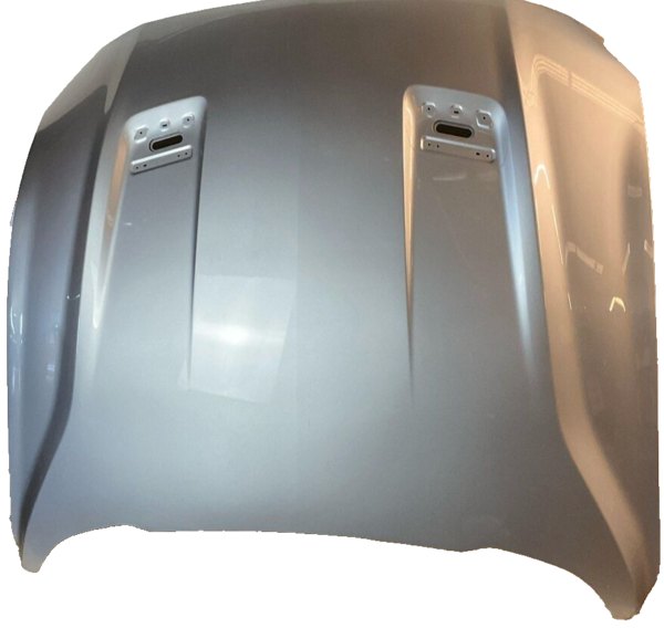 2018-2023 Ford Mustang Gt Hood With Air Pockets OEM Silver - Image 2