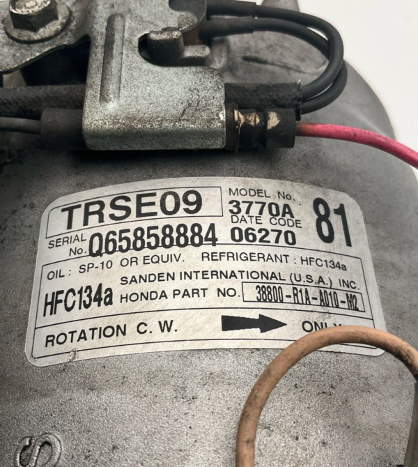 2012-2015 Honda Civic A/C Compressor 1.8L OEM 50k Miles - Image 3