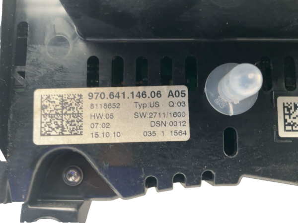 2010-2016 Porsche Panamera Speedometer w/o Stopwatch MPH Exc. Turbo Model OEM - Image 7