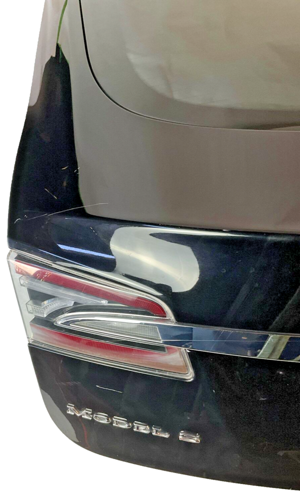 2015-2017 TESLA S Trunk Decklid Hatch Tailgate Black Ext IQ OEM - Image 2