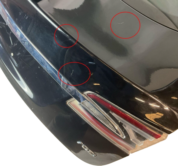 2015-2017 TESLA S Trunk Decklid Hatch Tailgate Black Ext IQ OEM - Image 6