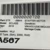 2013-2020 MERCEDES S-CLASS Starter Motor 222 Type (sdn) S550 RWD 109k MIles - Image 4