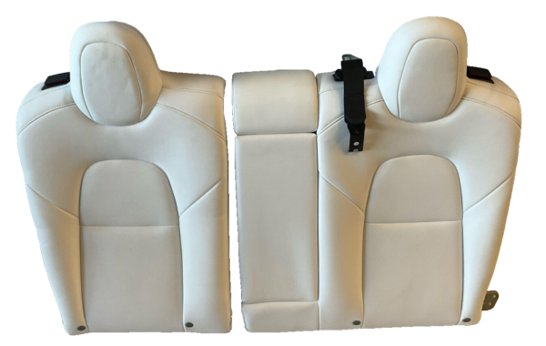 23 TESLA MODEL 3 Rear Seat Second Row Seats Cushion (white) OEM