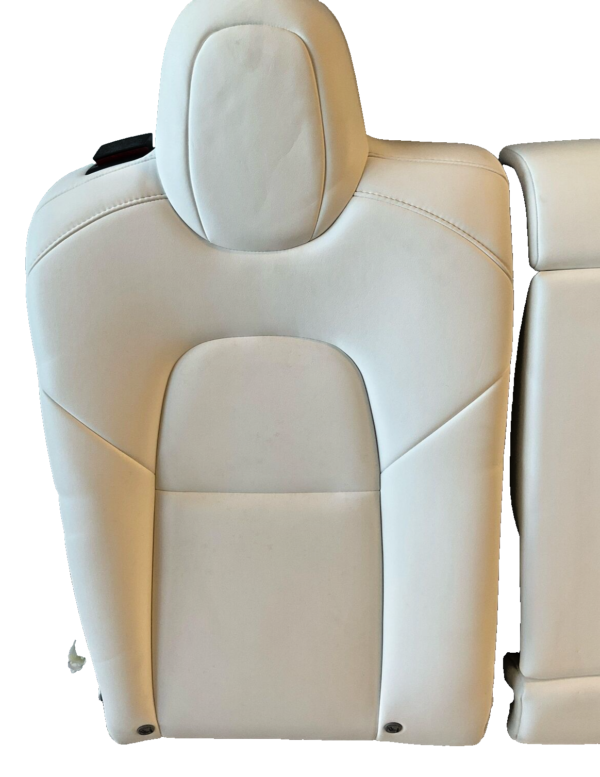 23 TESLA MODEL 3 Rear Seat Second Row Seats Cushion (white) OEM - Image 2