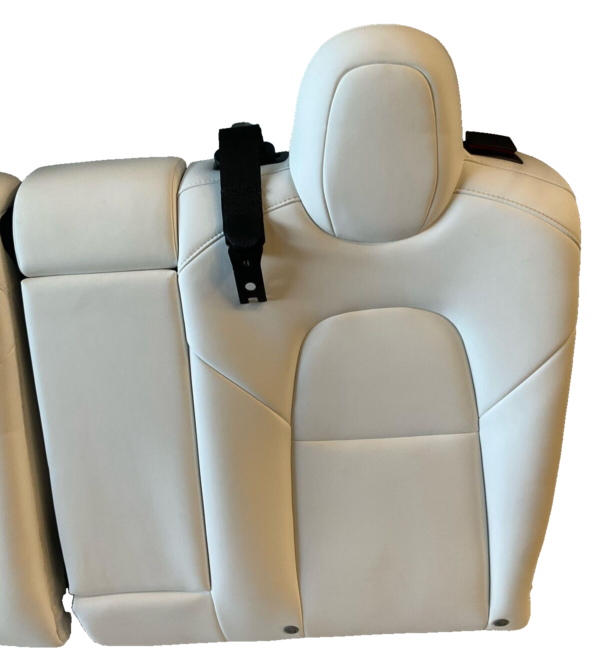 23 TESLA MODEL 3 Rear Seat Second Row Seats Cushion (white) OEM - Image 3