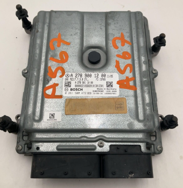 201-2018 MERCEDES S-CLASS Engine/motor Brain Box 222 Type OEM A 278 900 12 00 - Image 2