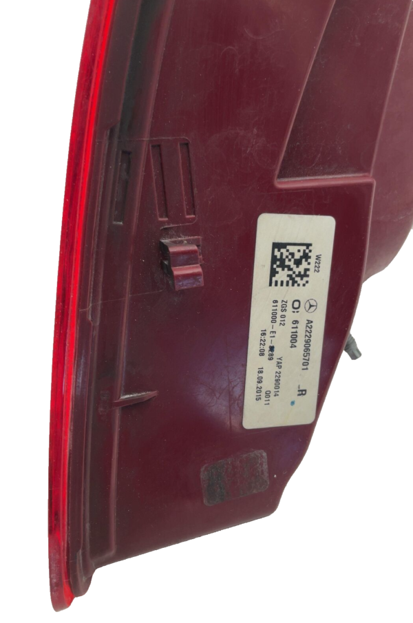 2014-2017 MERCEDES S-CLASS Right Passenger Side Tail Light Assembly - Image 7