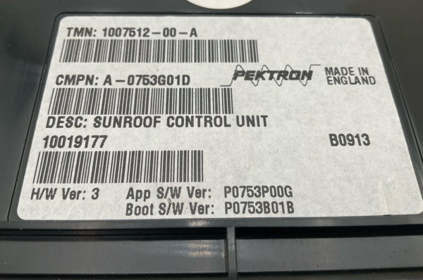 2012-2018 TESLA S Chassis Brain Box Sunroof Computer Power Control Module Unit - Image 3