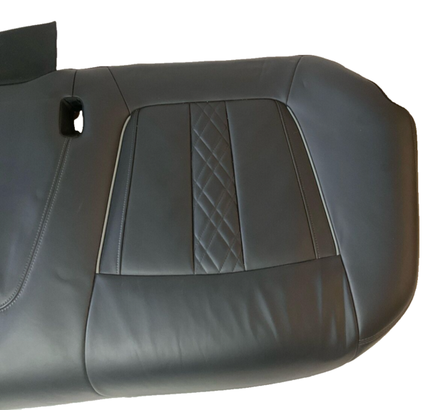 2016-2020 BMW 750I Rear Seat Bottom Lower Cushion Only in Black Leather - Image 3