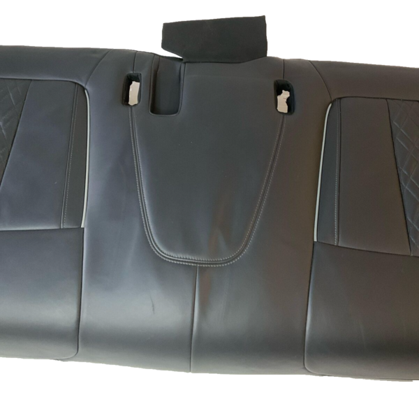 2016-2020 BMW 750I Rear Seat Bottom Lower Cushion Only in Black Leather - Image 4