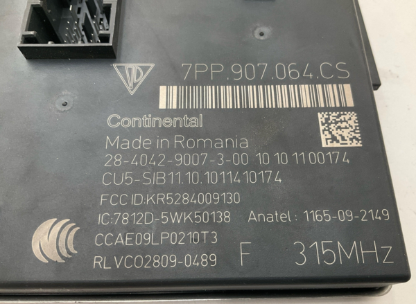 2011-2016 PORSCHE PANAMERA Chassis Brain Box Body Control Module OEM 7pp907064cs - Image 4
