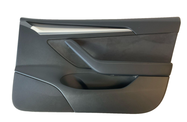 2023 Tesla Model 3 Passenger side front door trim in black