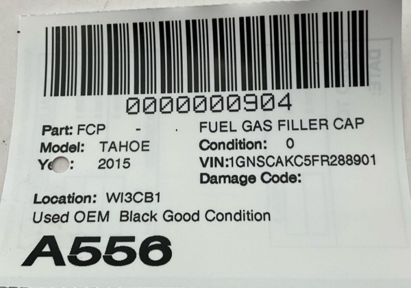 15 CHEVY TAHOE Fuel Gas Filler Cap Cover Door Lid OEM - Image 4