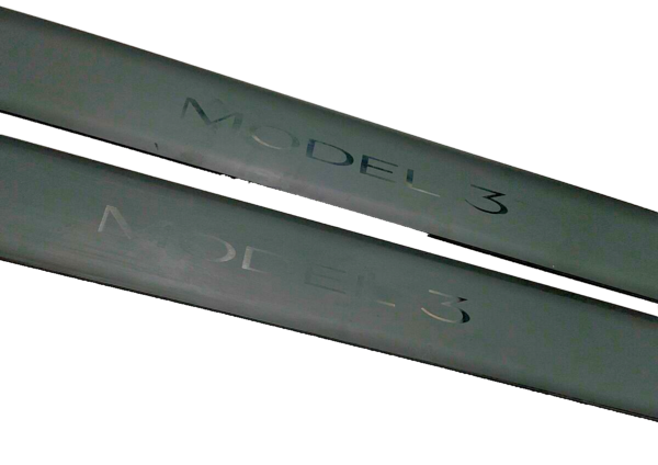 2023 Tesla Model 3 Inner Door Sill Plate Pair Oem - Image 2