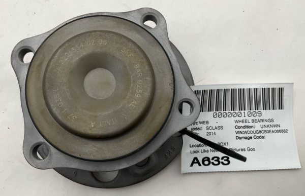 2014-2017 MERCEDES S-CLASS Wheel Bearing Hub OEM A2223340206 - Image 5