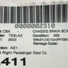2018-2023 TESLA MODEL 3 Chassis Brain Box Front Right Passenger Seat Computer - Image 4