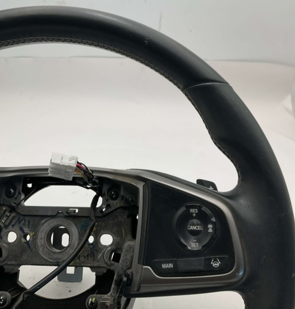 2016-2021 HONDA CIVIC Steering Wheel with Leather and Paddle Shifters OEM - Image 3