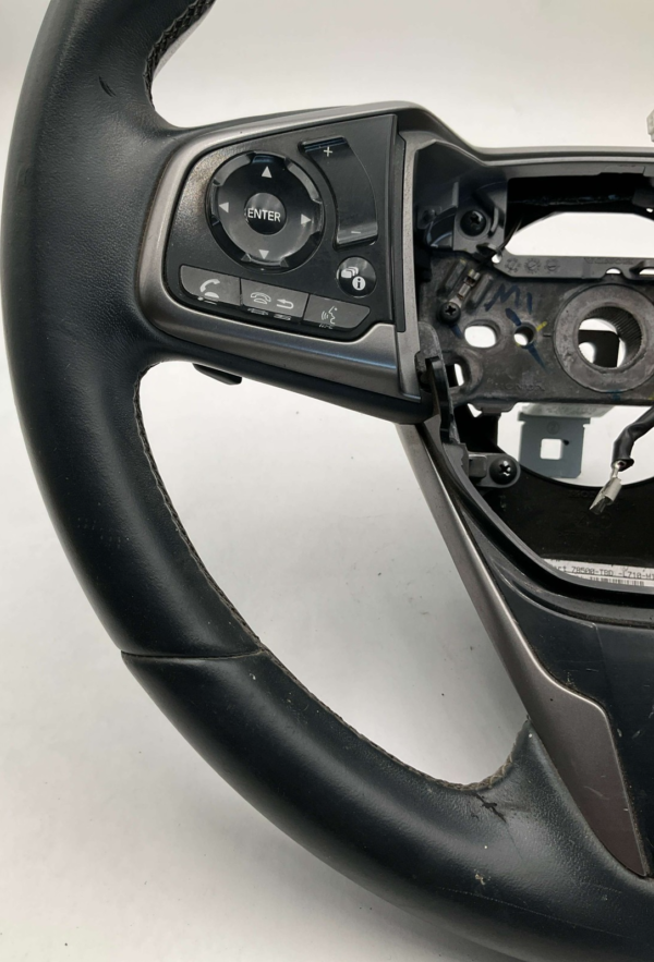 2016-2021 HONDA CIVIC Steering Wheel with Leather and Paddle Shifters OEM - Image 4