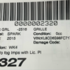 2013-2015 CHEVY SPARK Grille Center NO Fog Lamps With Lic. Plate Bracket - Image 7