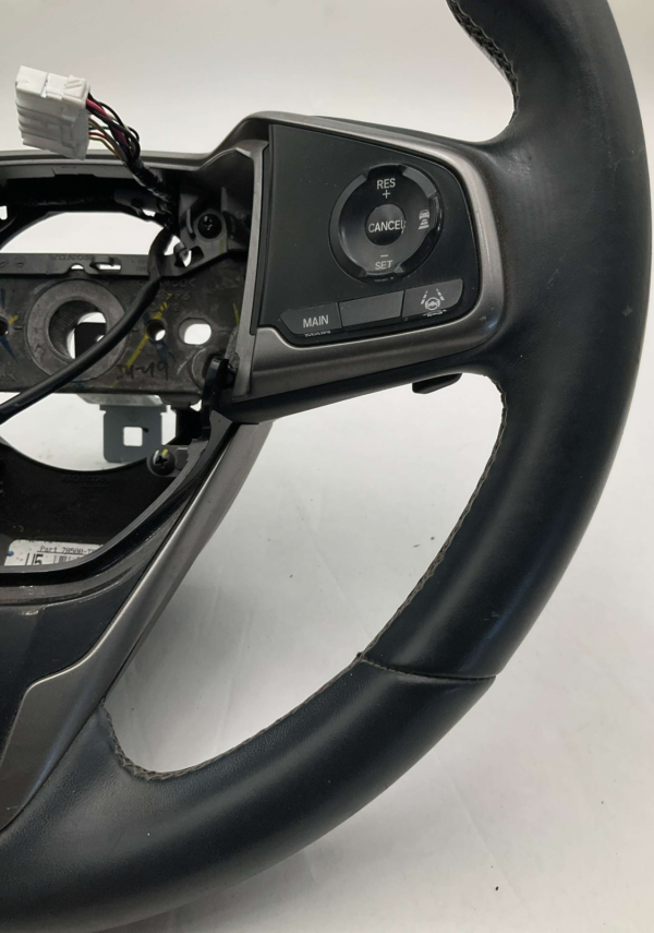 2016-2021 HONDA CIVIC Steering Wheel with Leather and Paddle Shifters OEM - Image 5