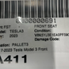 2021-2023 TESLA MODEL 3 Front Seat 2017-2023 Tesla Model 3 Front Seat Lower OEM - Image 9