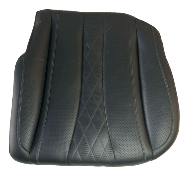 2014-2017 Mercedes S Class W222 Rear Lower Seat Cushion Only Black Leather OEM