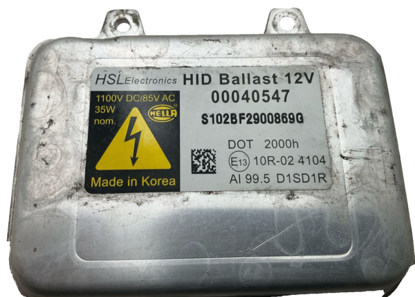 Hyundai Kia Headlamp HID Ballast Interchange 2010-2015 OEM Id 00040547 - Image 2
