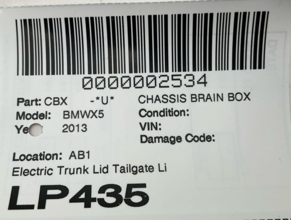 2008-2013 BMW X5 Chassis Brain Box Electric Trunk Lid Tailgate Lift Control Mod - Image 5