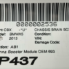 2008-2013 BMW X5 Chassis Brain Box Antenna Booster Module OEM 69350201 - Image 5