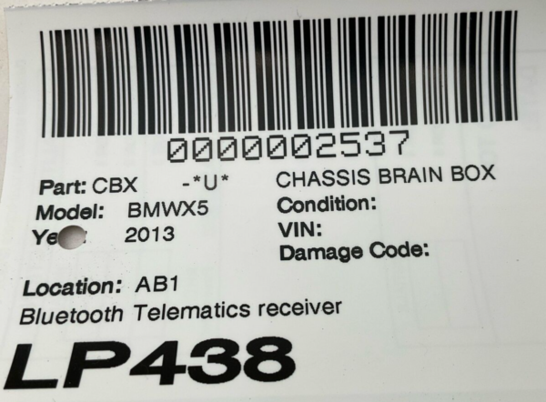 2008-2013 BMW X5 Chassis Brain Box Bluetooth Telematics Receiver Control Module - Image 5