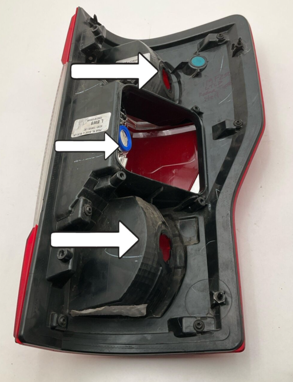 2017-2019 F250 Left Driver Side Tail Light BARE No Sensor Included Used OEM - Image 12