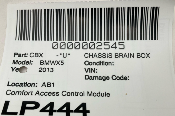 2008-2013 BMW X5 Chassis Brain Box Comfort Access Control Module Cas OEM 9147190 - Image 6