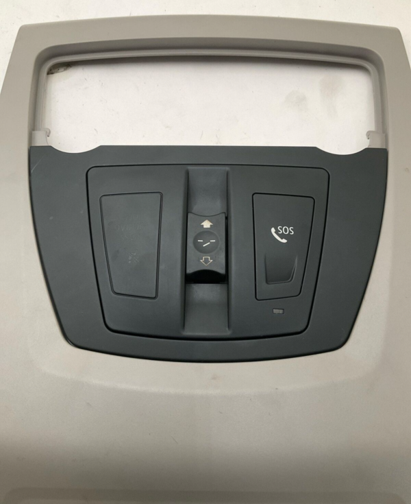 2010-2013 BMW 528I Front Overhead Moon Light Bezel With Sunroof Controls OEM - Image 2