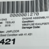 2018-2020 TESLA MODEL3 Engine Assembly Motor Rear Good Conditon 41.431 Miles OEM - Image 14