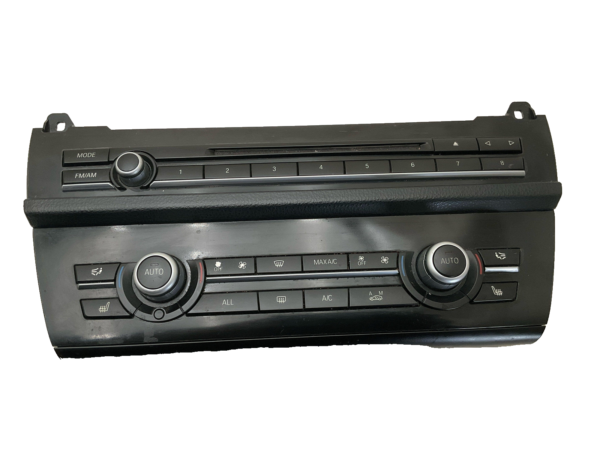 2011-2015 BMW 528I Heater AC Control Front NO Climate Front Seats NO Auto Temp - Image 2