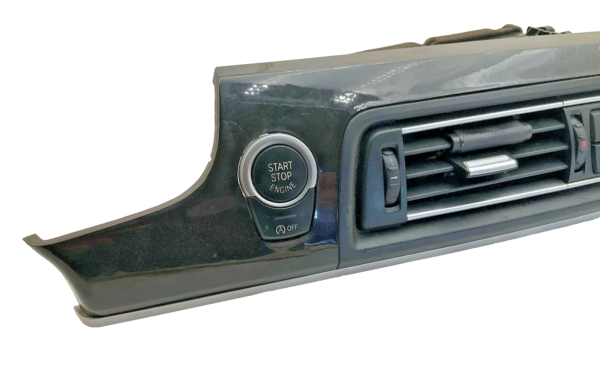 2010-2013 BMW 528I Ignition Switch With Interior Dash Trim Panel Center Air Vent - Image 2