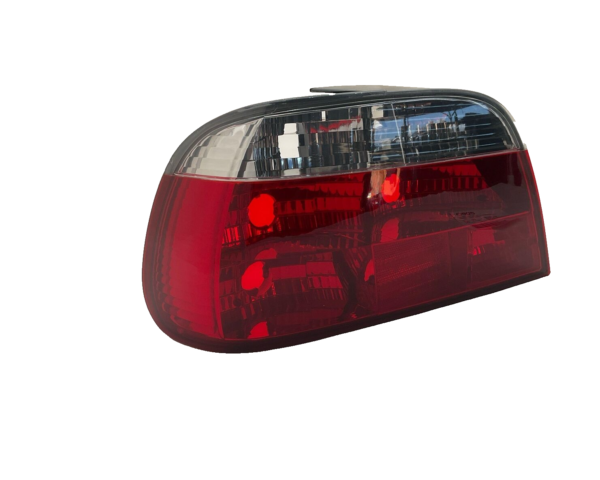 1995-1998 BMW 740I Tail Light Assembly Left DriverRed White Aftermarket No Bulbs - Image 2