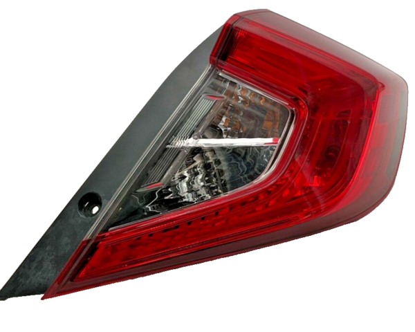 2016-2021 Honda Civic Tail Light Assembly Right Sedan Quarter Pnael Mounted OEM