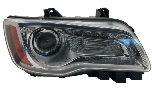 2011-2014 CHRYSLER 300 Headlamp Assembly Right Passenger Side Chrome Bezel Halo - Image 2