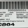2013-2016 BUICK LACROSSE Engine Motor Brain Box Control Module OEM E39a 12654752 - Image 4