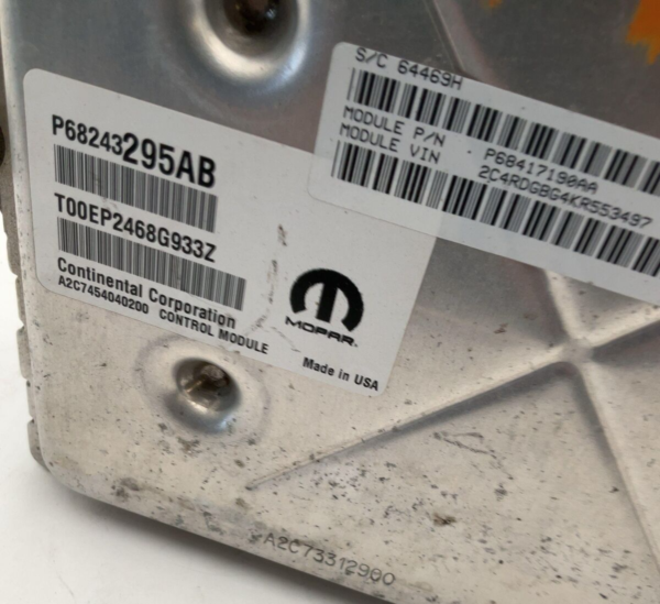 2016-2020 Dodge Caravan Engine Motor Brain Box Module 295AB OEM - Image 7