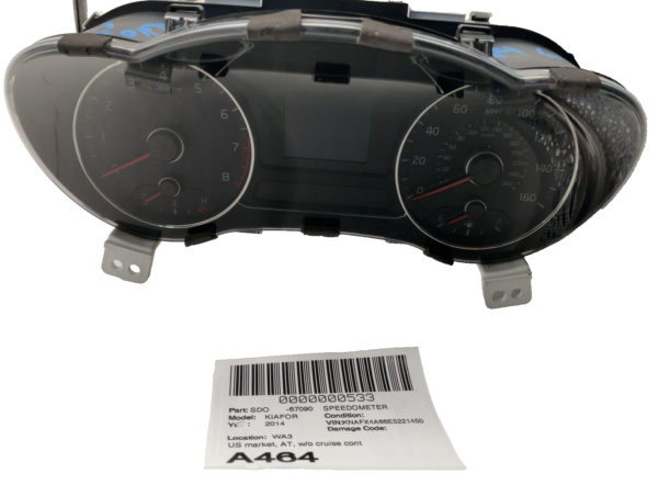 2014-2016 KIA FORTE Speedometer Us Market At W/o Cruise Control OEM - Image 7