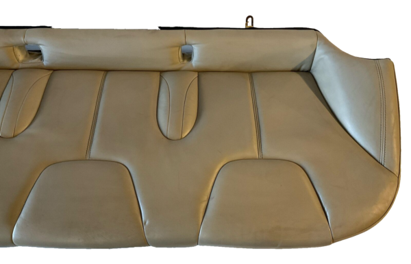 2015 Tesla S Rear Lower Cushion Cream Leather - Image 3