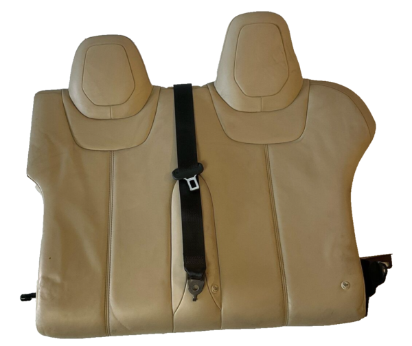 15 TESLA S Rear Seat 2012-2016 Tesla Model S Rear Backrest Oem Cream