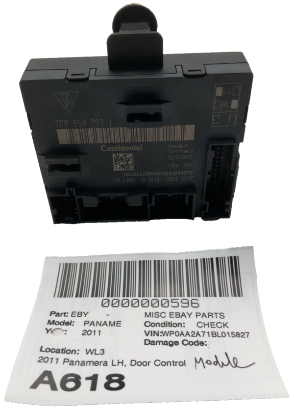 11 PORSCHE PANAMERA Lh Driver Door Control Module OEM 7pp959793j - Image 5